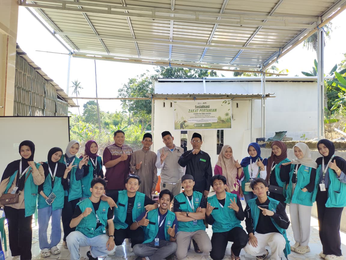 Mahasiswa KKN IAIN Desa Mario Gelar Sosialisasi Zakat Pertanian Bersam Baznas Kabupaten Wajo